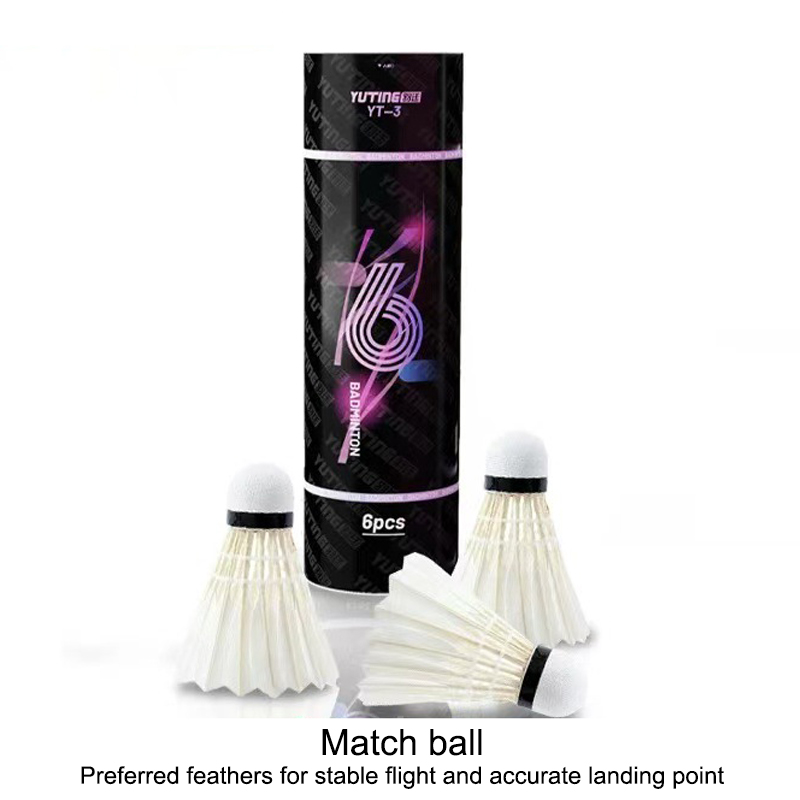 Feather Shuttlecock - 3/6 Pezzi Volani da Badminton in