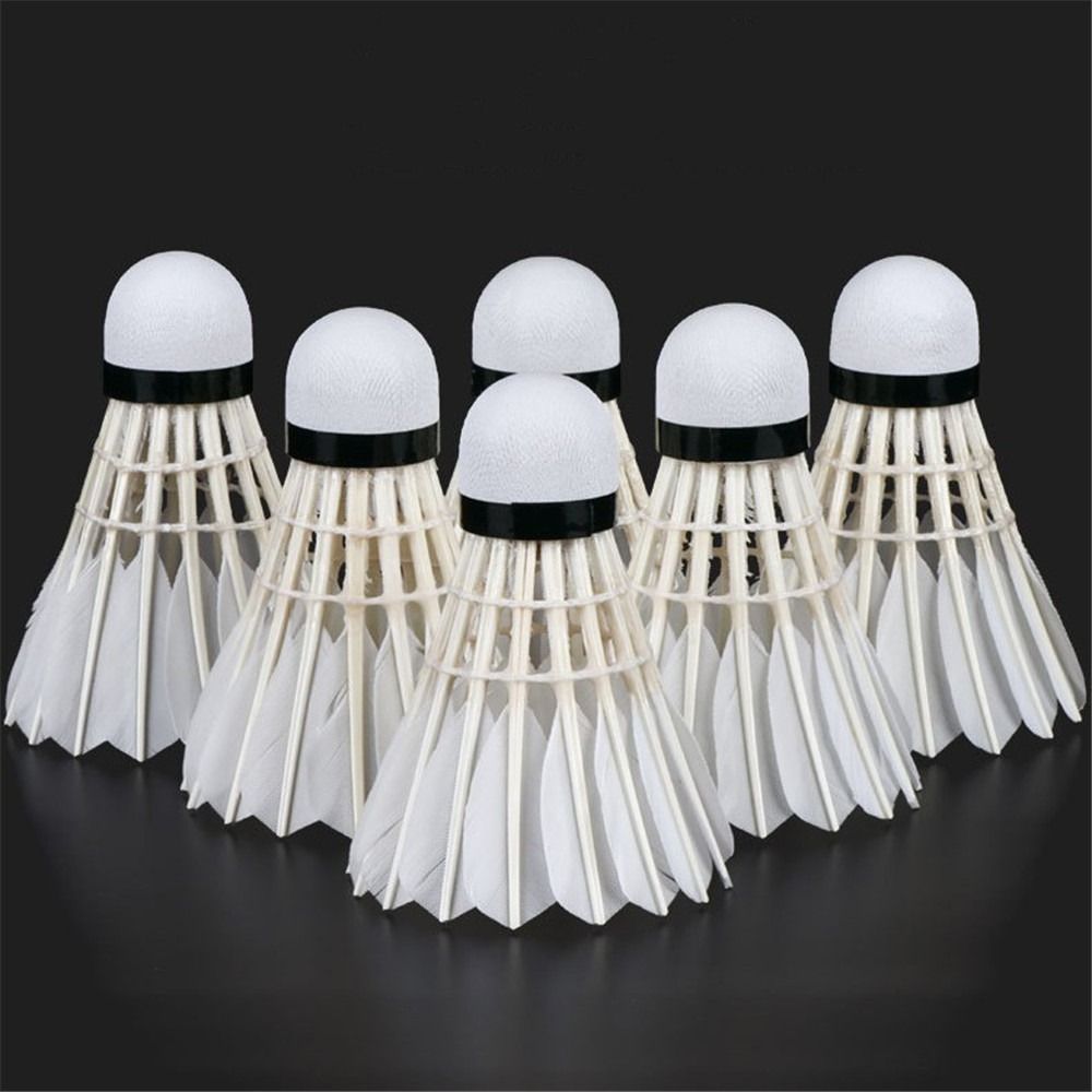 Feather Shuttlecock - 3/6/12 Pezzi Nuovi Volani da Badminton