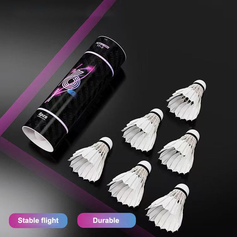 Feather Shuttlecock - 3/6 Pezzi di Volani da Badminton