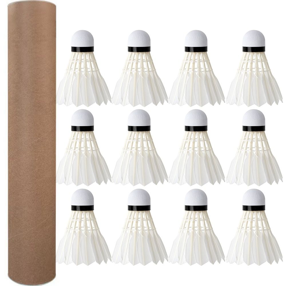 3/6/12PCS Volano da badminton  - Feather Shuttlecock recensione e prezzo
