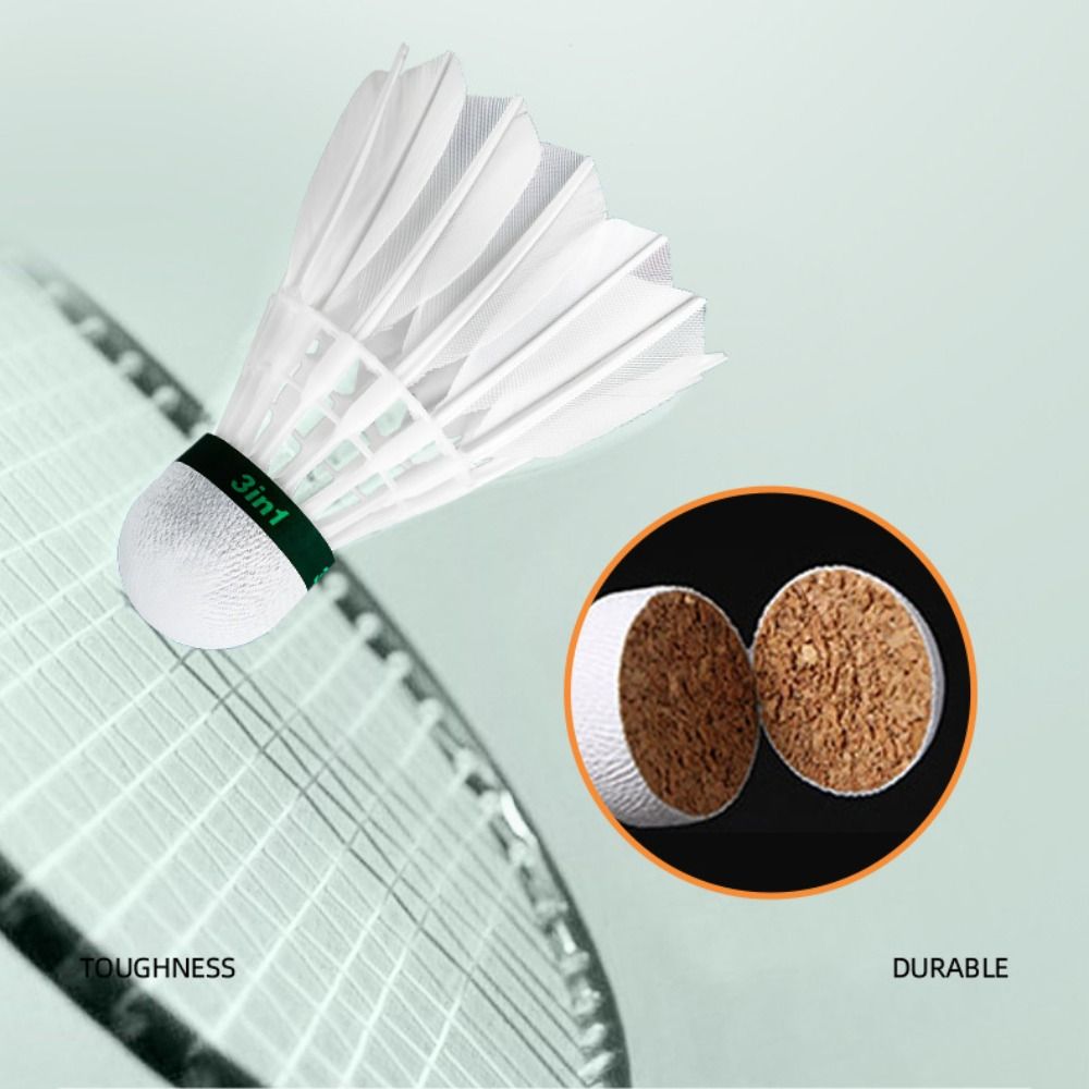 3/6/12PCS Volano da badminton  - Feather Shuttlecock recensione e prezzo